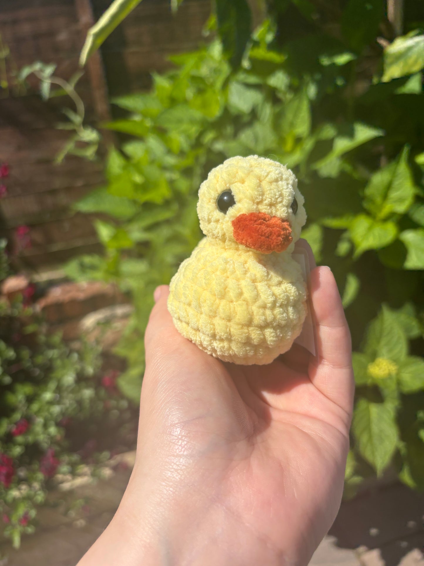 Yellow crochet Duck