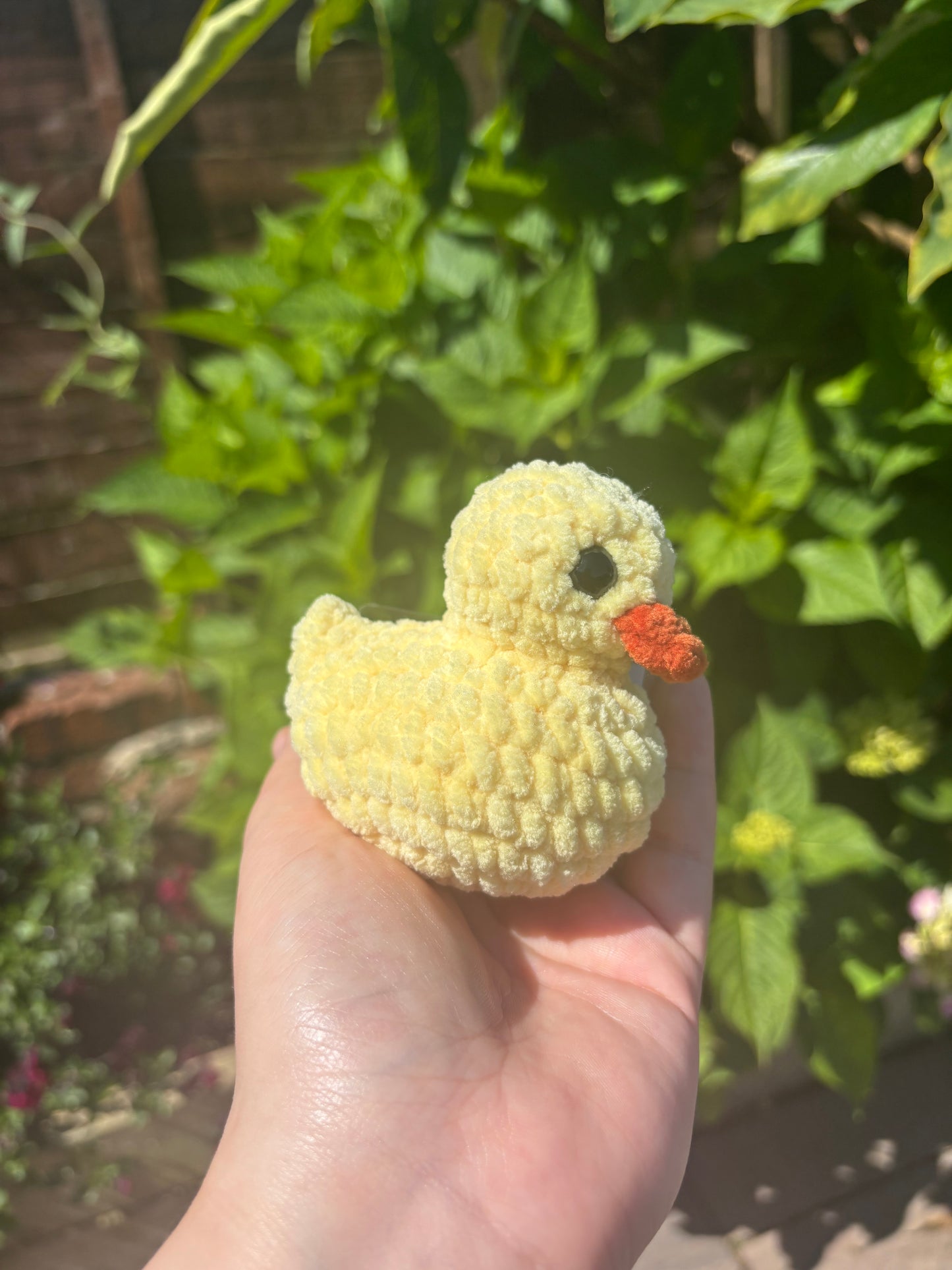 Yellow crochet Duck